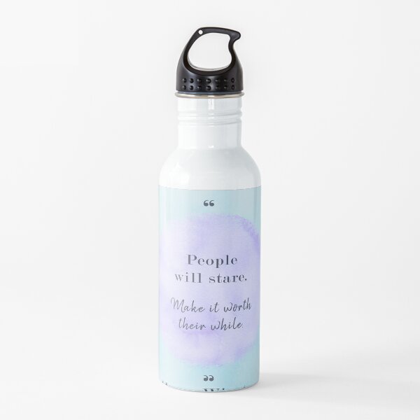 Motivation Confidence Quote Water Bottle