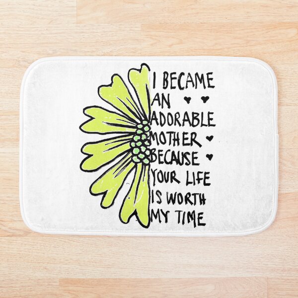 I became mother Bath Mat