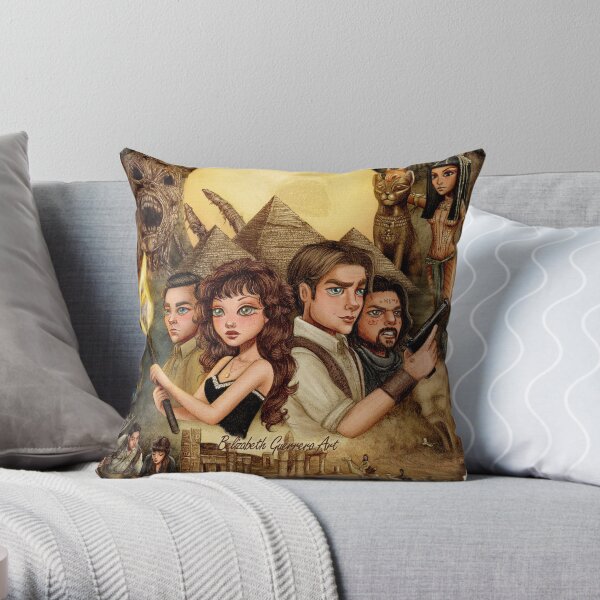 The Mummy Throw Pillow