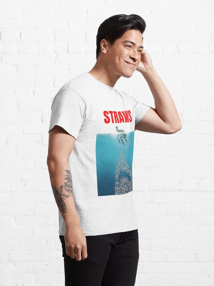Discover Straws T-Shirt, Save The Ocean - Environmental Shirt