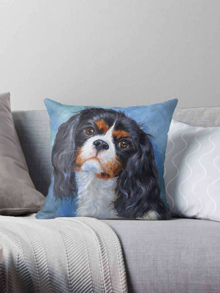 Cavalier king sale charles spaniel pillow