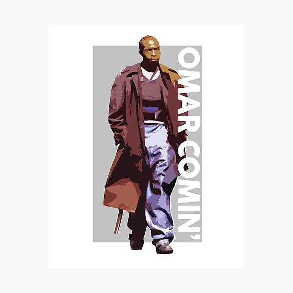 Item preview, Omar Comin' The Wire designed and sold by darrentomalin.