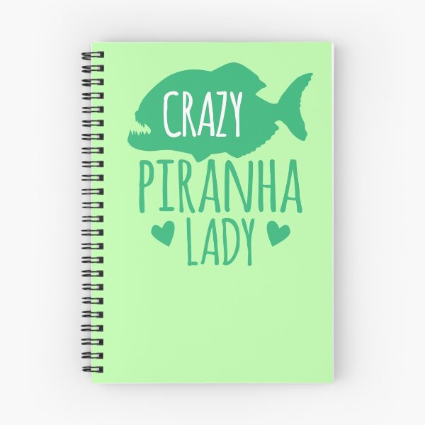 Item preview, Crazy Piranha Lady (fish) designed and sold by jazzydevil.