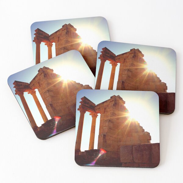 Item preview, Temple of Apollo Cyprus at sunset designed and sold by gemmalflynn.