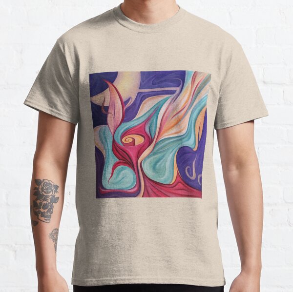 Rosa Cósmica Camiseta clásica