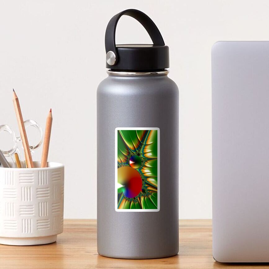 Fractal abstract art Sticker