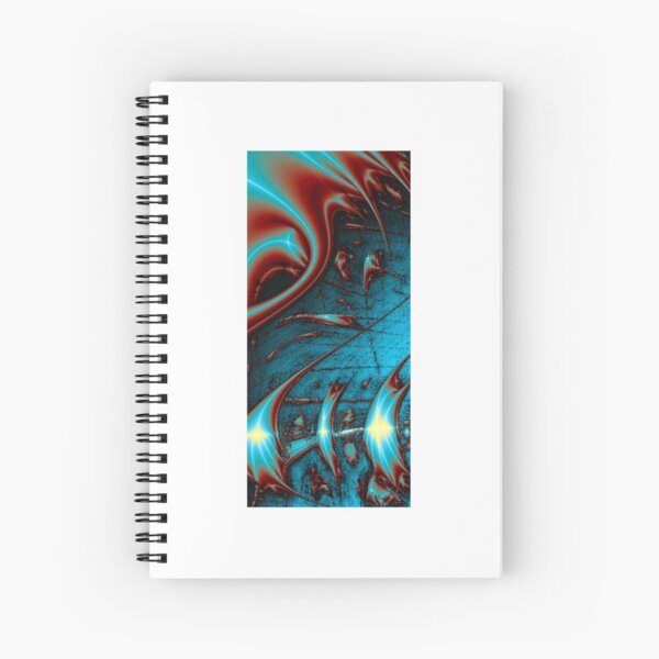Fractal abstract art Spiral Notebook
