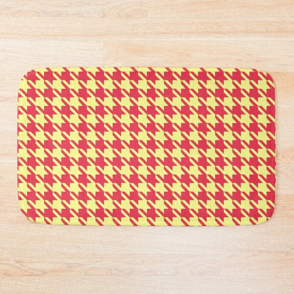 Item preview, Orchard Houndstooth - Red and Yellow designed and sold by A2Gretchen.