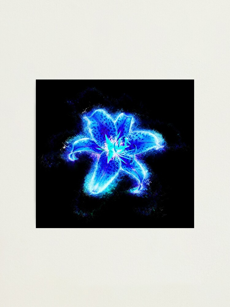 Alternate view of Blast Of Ash Blue Photographic Print