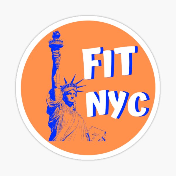 "FIT NYC" Sticker by ArtsyJulez Redbubble