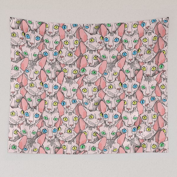 Item preview, all over sphynx (naked cat) designed and sold by B0red.