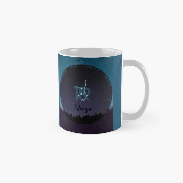 Virgo Zodiac Sign Character Traits Classic Mug