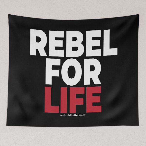Item preview, REBEL FOR LIFE - Climate Activist Graphics #takingblindfoldsoff 44 designed and sold by blindfoldsoff.