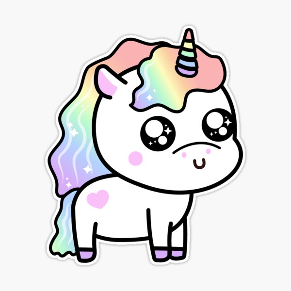 Kawaii Unicorn Stickers – My Heart Teddy