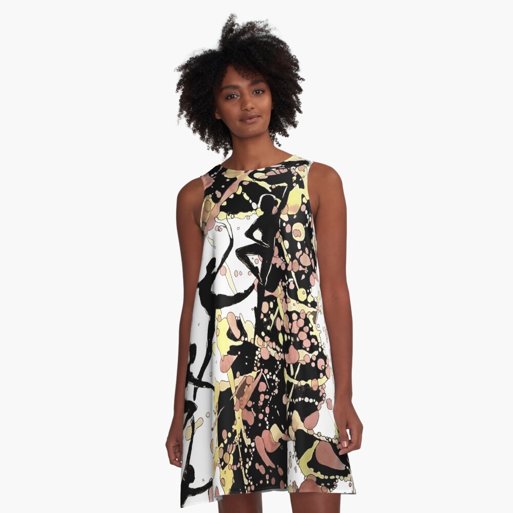 Item preview, A-Line Dress designed and sold by KazArtDesigns.