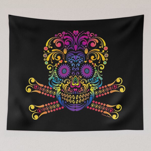 Item preview, Decorative Candy Skull designed and sold by artsytoo.