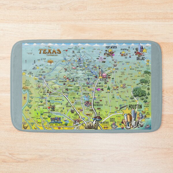 Item preview, Texas Fun Map designed and sold by Kevin Middleton.