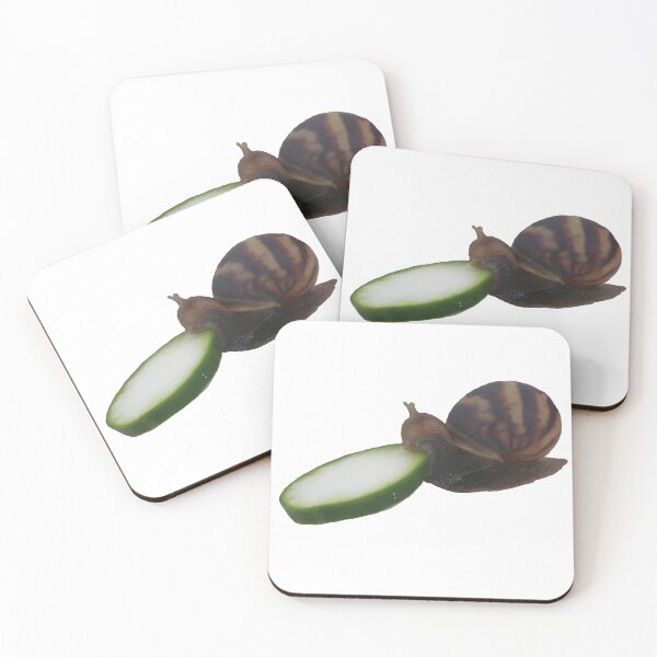 Item preview, Snail Eating Cucumber designed and sold by NotSophia.