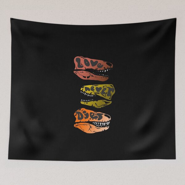 Item preview, Love Never Dies T-Rex Skull designed and sold by eddien.