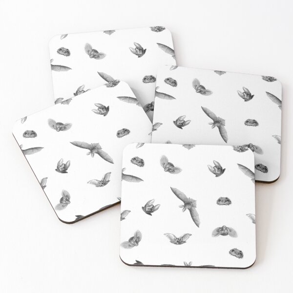 Item preview, Bat Pattern: Monochrome designed and sold by typoedheart.