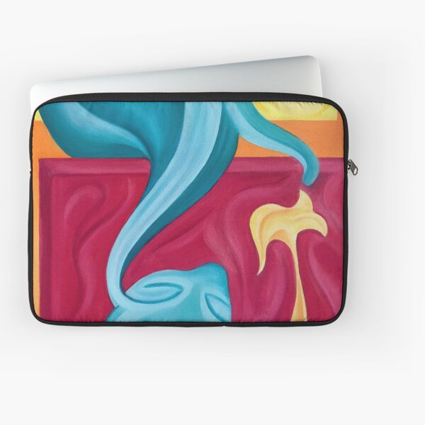 La gata azul Funda para portátil