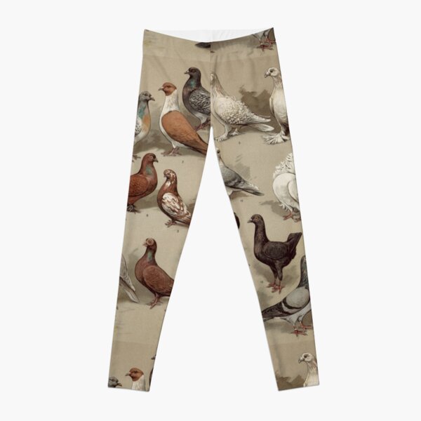 Pigeon Breeds Chart Leggings