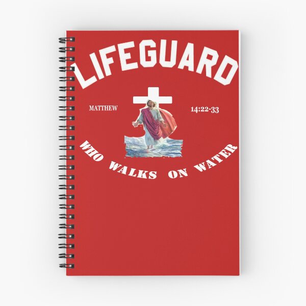 Item preview, LIFEGUARD - WHO WALKS ON WATER (JESUS) designed and sold by Timothy Forder.