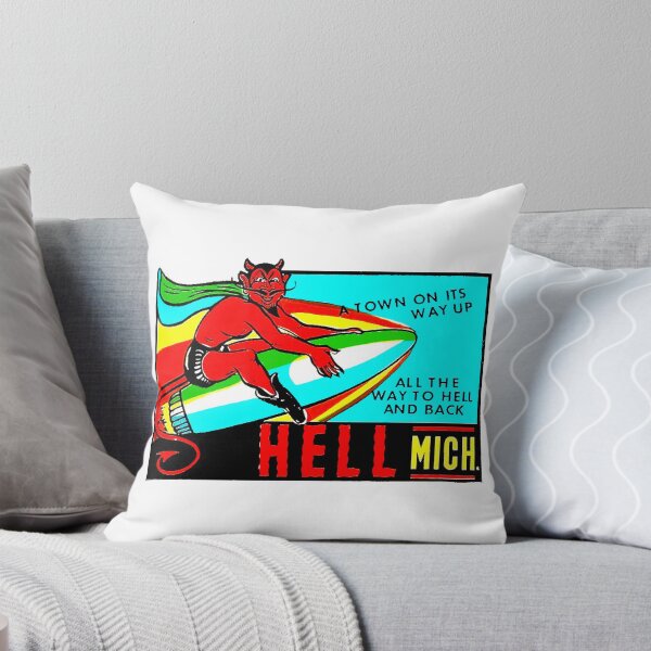 Item preview, Hell Michigan Vintage Travel Decal designed and sold by hilda74.