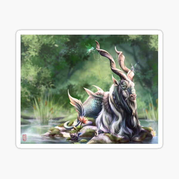 Water Goat Sticker