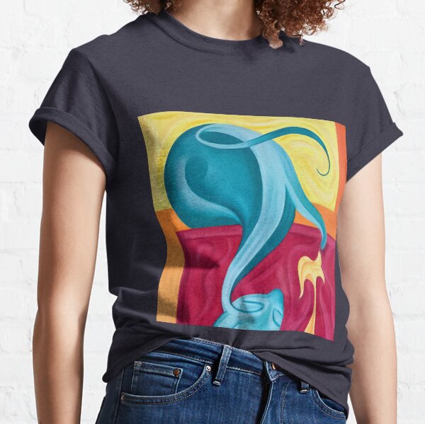 La gata azul Camiseta clásica