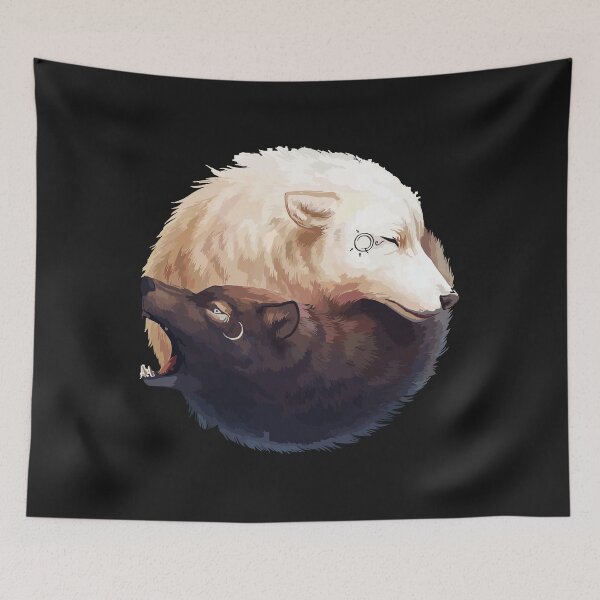 Item preview, YinYang Lobos designed and sold by FotoLibreStudio.