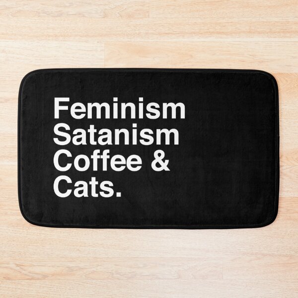 Item preview, Feminism, Satanism, Coffee & Cats designed and sold by LadyMorgan.