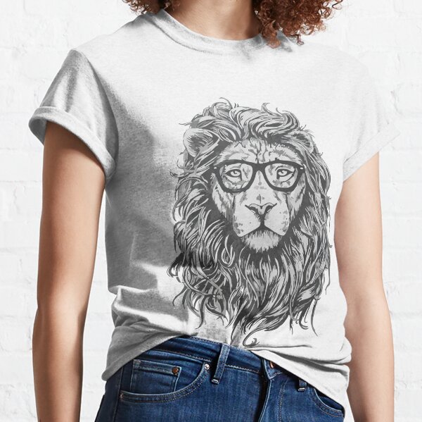 León Intelectual Camiseta clásica