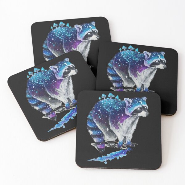 Item preview, Mystical raccoon designed and sold by FotoLibreStudio.