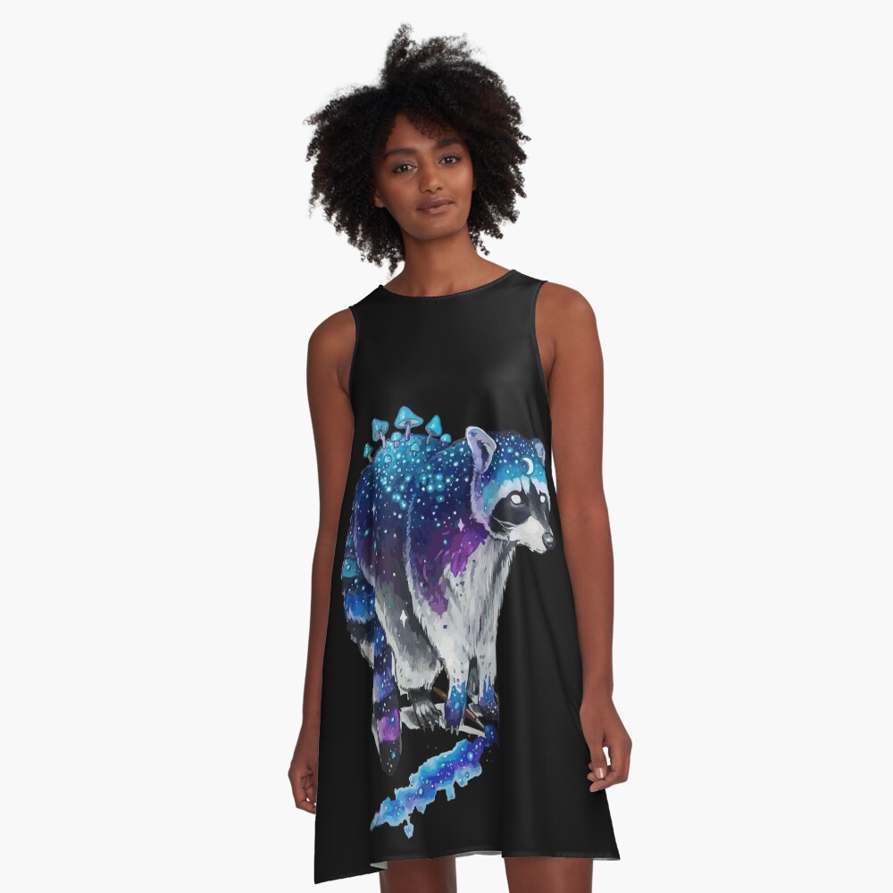 Vista previa del artículo con la obra «Vestido acampanado», diseñado y vendido por FotoLibreStudio.
