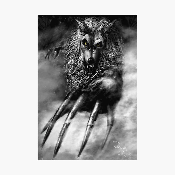 Impression Photo Bonbon Loup Garou Par Viergacht Redbubble