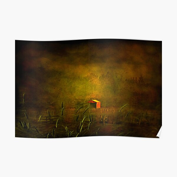 "The Little Red Hayshed ..." Poster