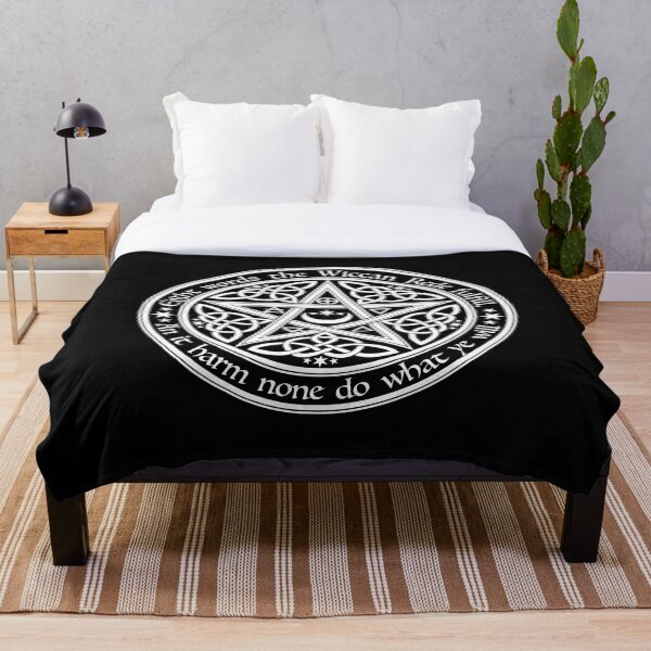 Celtic Pentagram Throw Blanket