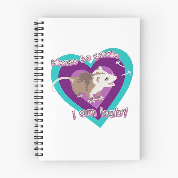 Item preview, Please Be Gentle - I Am Baby - Possum Print designed and sold by BoyPilot Goods.