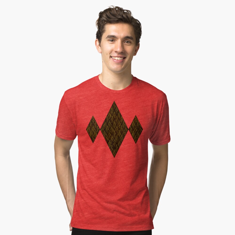 Earthen Scales, Golden Streams Tri-blend T-Shirt