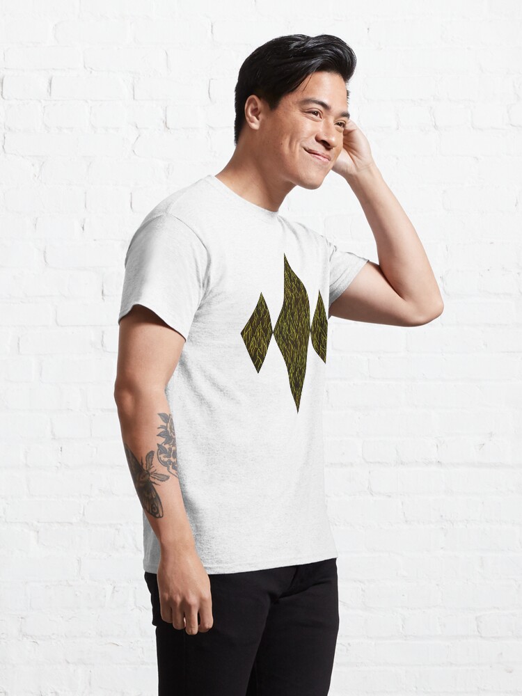 Alternate view of Earthen Scales, Golden Streams Classic T-Shirt