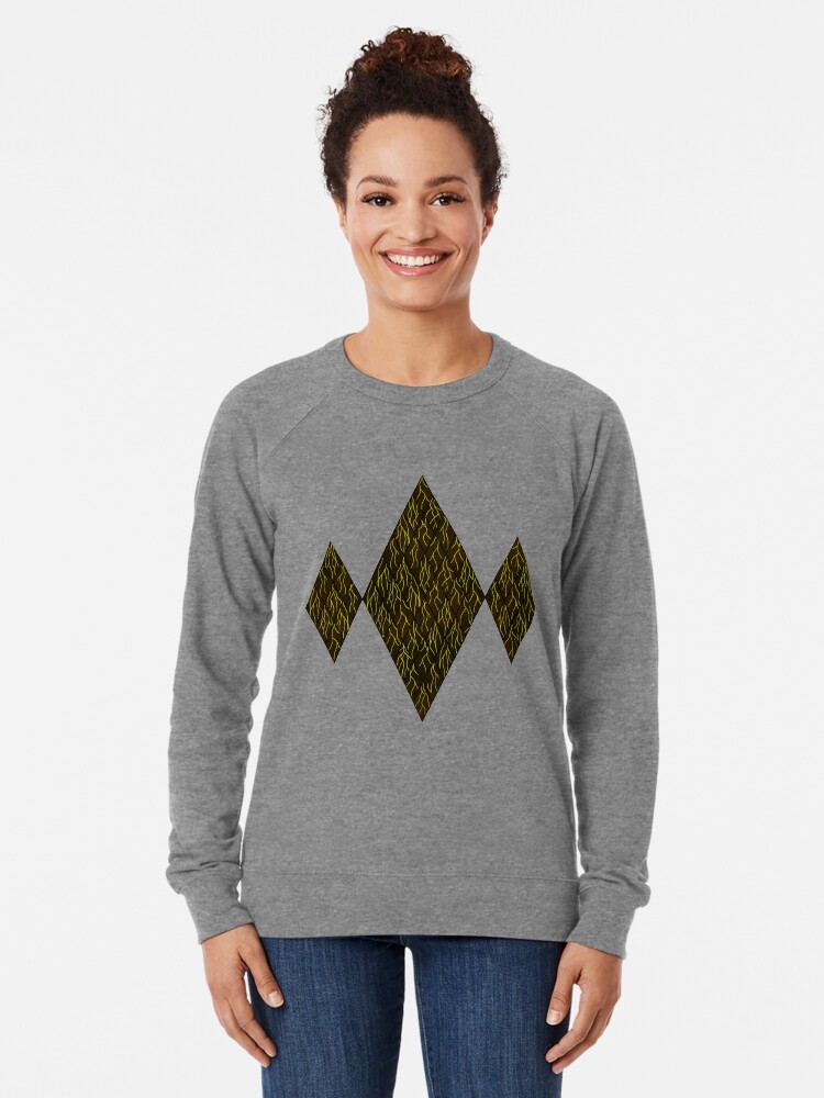 Alternate view of Earthen Scales, Golden Streams Lightweight Sweatshirt