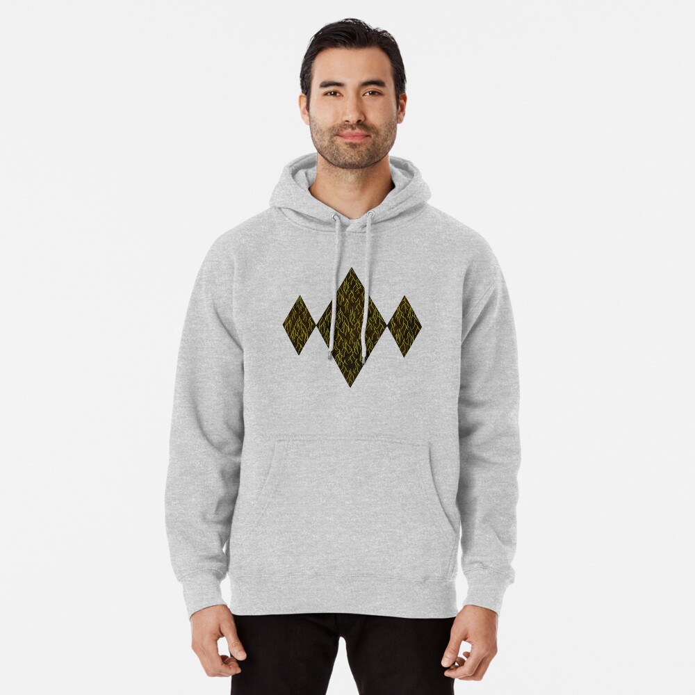 Earthen Scales, Golden Streams Pullover Hoodie