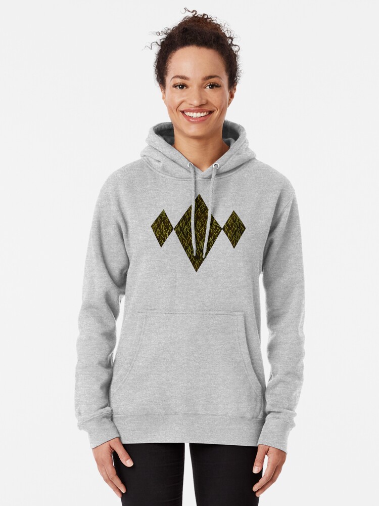 Alternate view of Earthen Scales, Golden Streams Pullover Hoodie