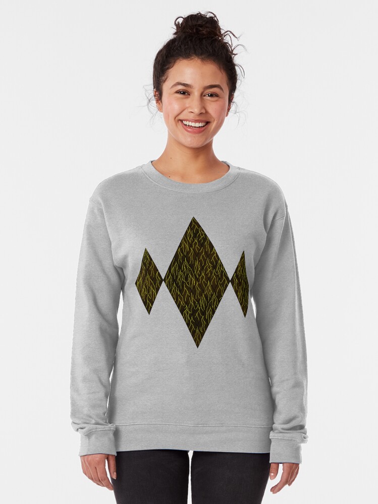 Alternate view of Earthen Scales, Golden Streams Pullover Sweatshirt