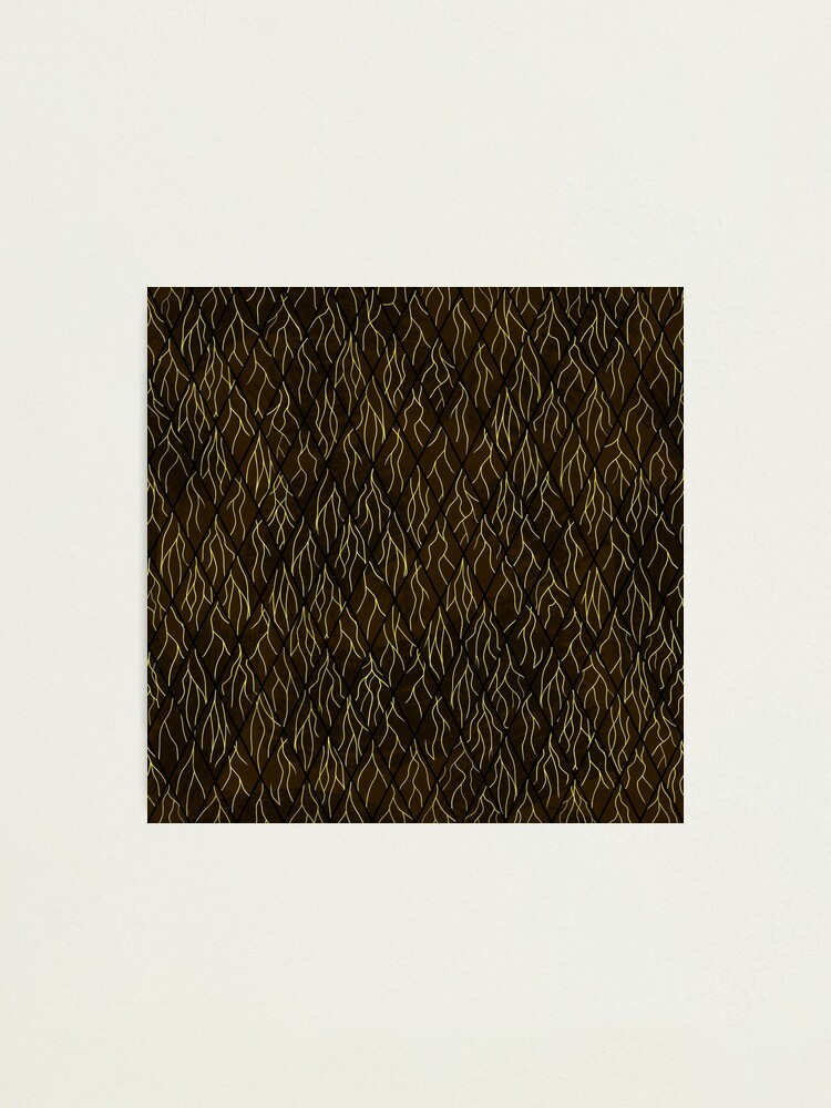 Alternate view of Earthen Scales, Golden Streams Photographic Print