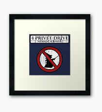No magic allowed Framed Print