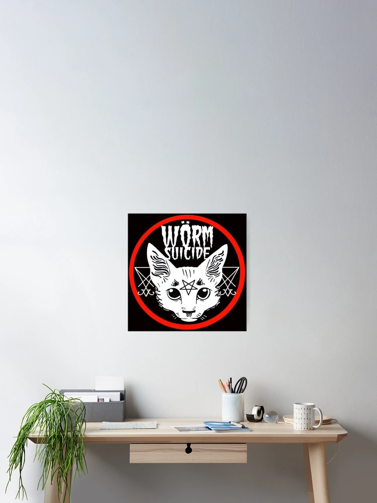 Thumbnail 2 of 3, Poster, Devil Gato designed and sold by wormsuicide.