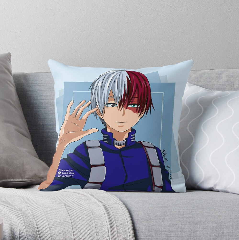 todoroki plush pillow