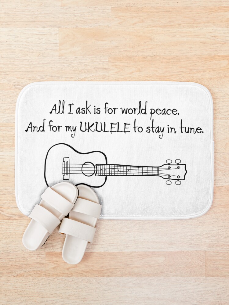 Thumbnail 1 of 6, Bath Mat, World Peace designed and sold by Ruca.